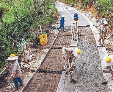 Construcción de vías